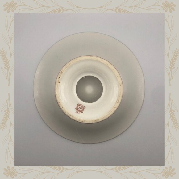 Vintage Hand Painted Noritake Footed Compote or Pedestaled Dessert Stand - Picture 3 of 3